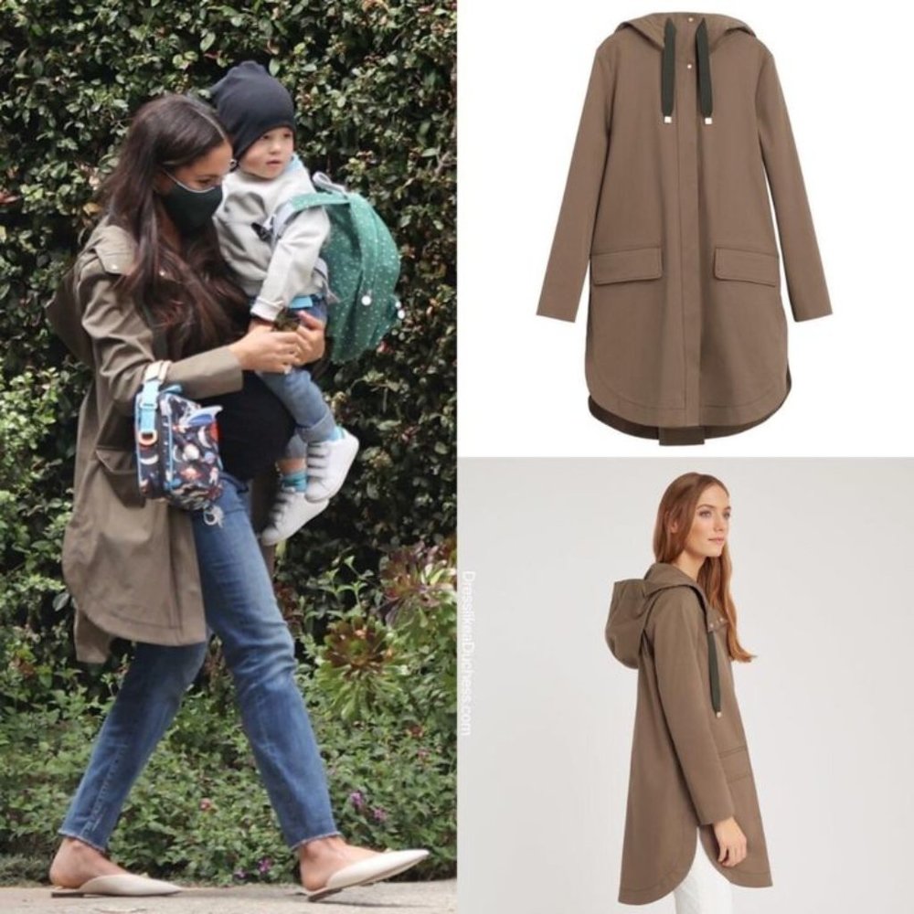 Cuyana - Pleat-Back Anorak In Olive - Size XL